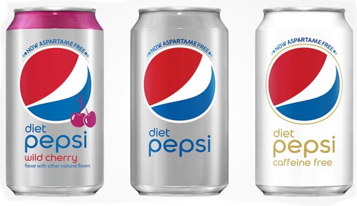 Pepsi aspartame free