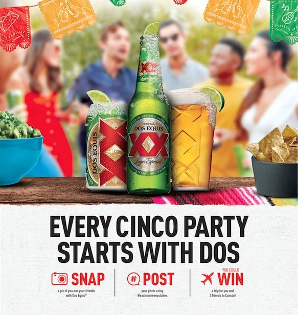 Win A Trip To Cancun This Cinco De Mayo with dos equis Abasto