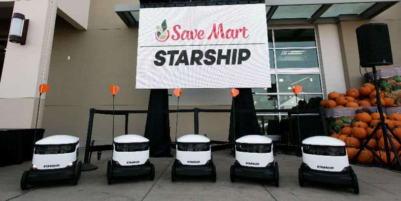 Save Mart robot delivery - Save Mart servicio de entrega robótica