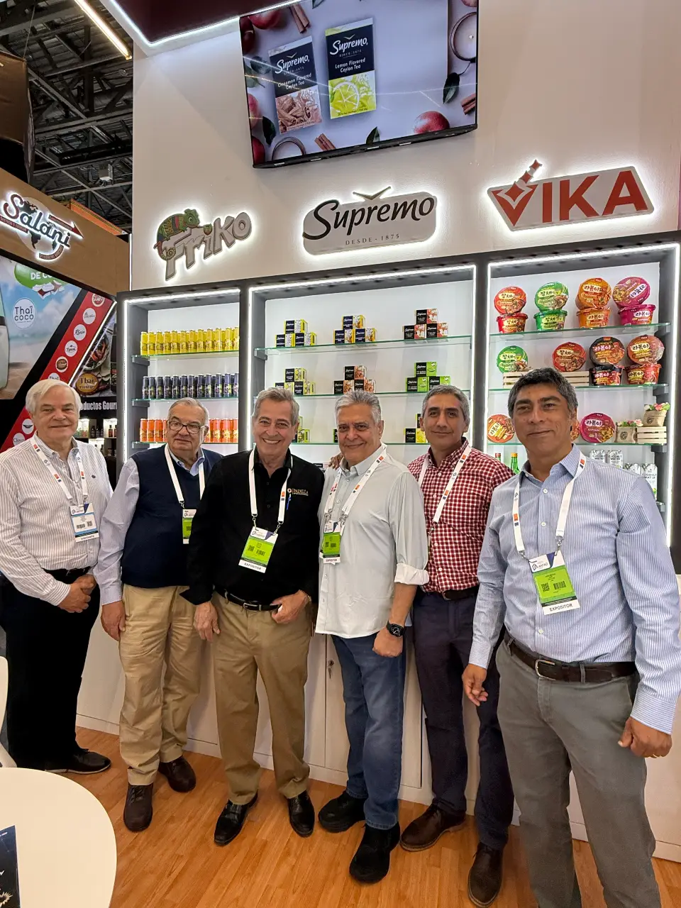 Víctor Padilla, Juan Ignacio Cerda, Felipe Sahid, Juan Carlos Ramm, Fernando Herrera, Padilla Imports Sales and Marketing.