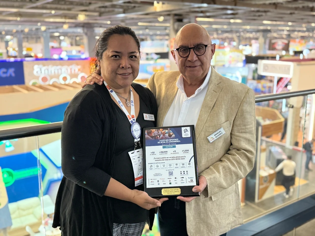 Manuel Álvarez, Vernónica Figueroa, Comité Organizador de Expo ANTAD 2025.