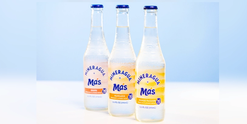 Mineragua Más flavored sparkling water - agua mineral con gas saborizada Mineragua Más