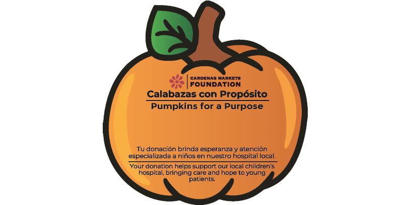 Pumpkins for a Purpose campaign - campaña Calabazas con Propósito