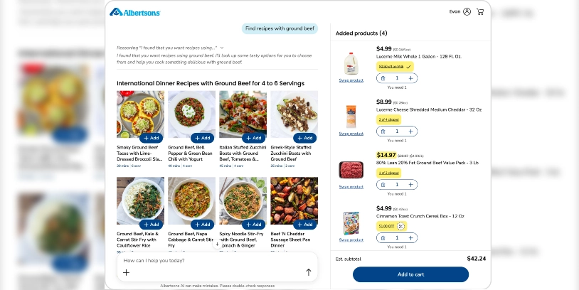 AI-assistant-Albertsons-Shopping-IA-asistente-compras