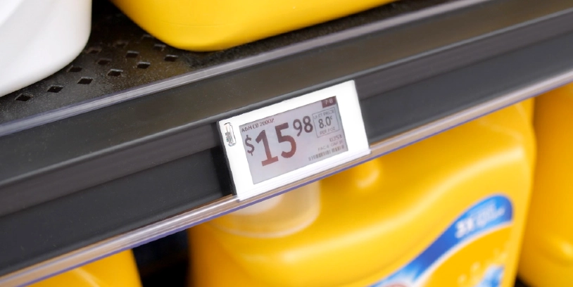 Walmart digital shelf labels - etiquetas digitales para estantes