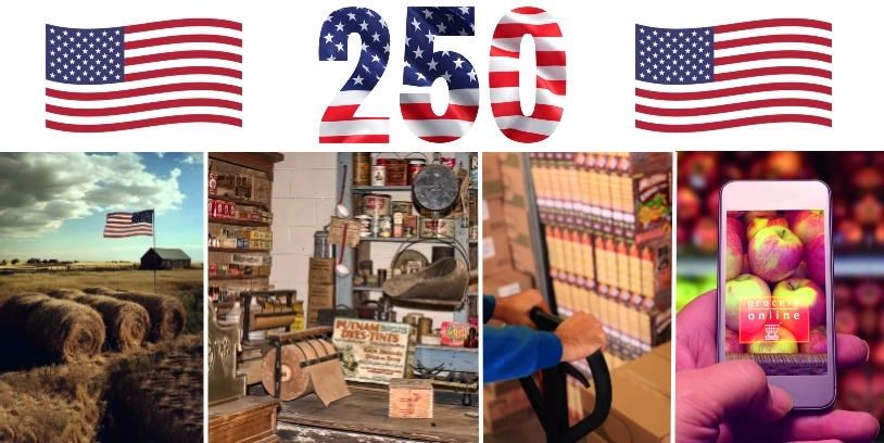 history of the American grocery store - historia de la tienda de comestibles en EE. UU.