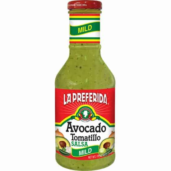 Avocado Tomatillo Salsa La Preferida