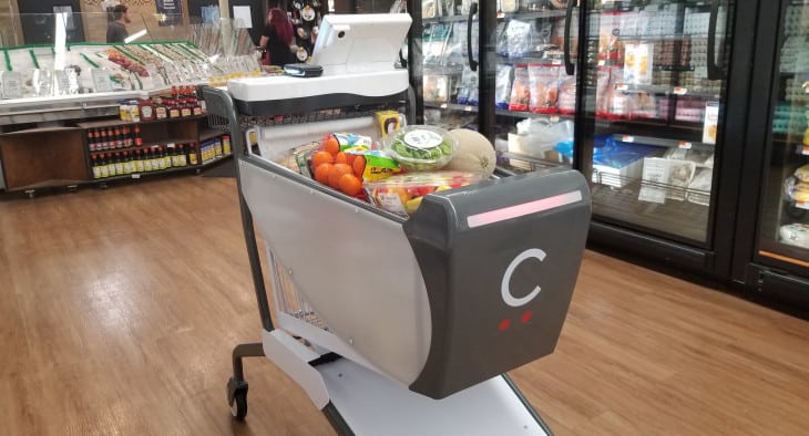 smart shopping cart - caper ai