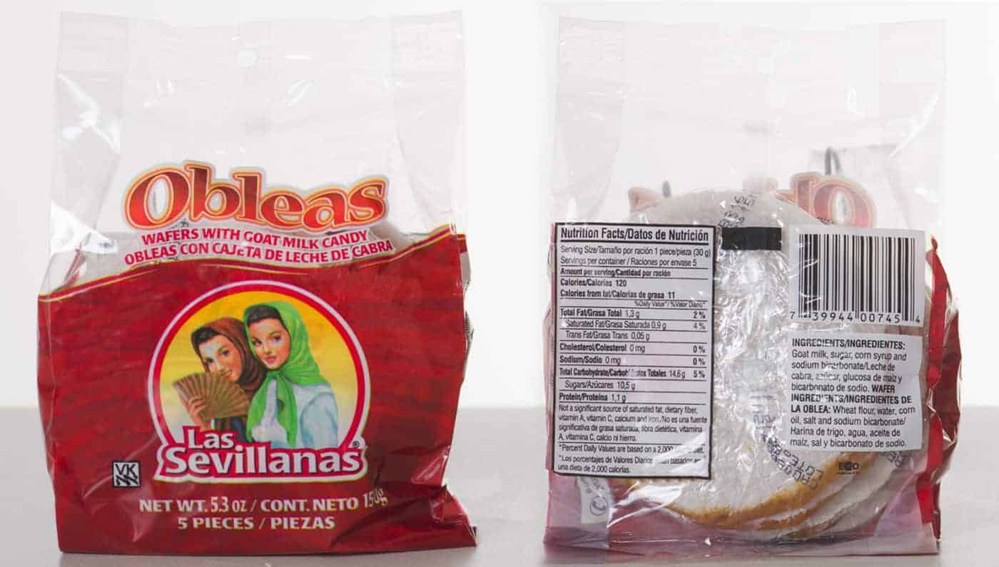 Las Sevillanas: Best Mexican Milk Candy Obleas Cajeta Glorias - Abasto